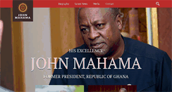 Desktop Screenshot of johnmahama.org